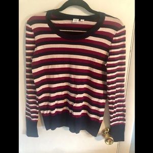 Scoop Neck Striped GAP Sweater (Small)